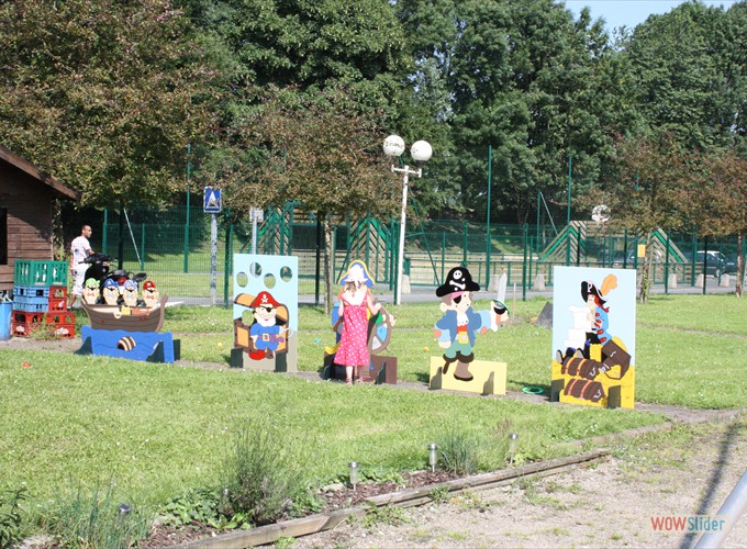 Jeux pirates en bois