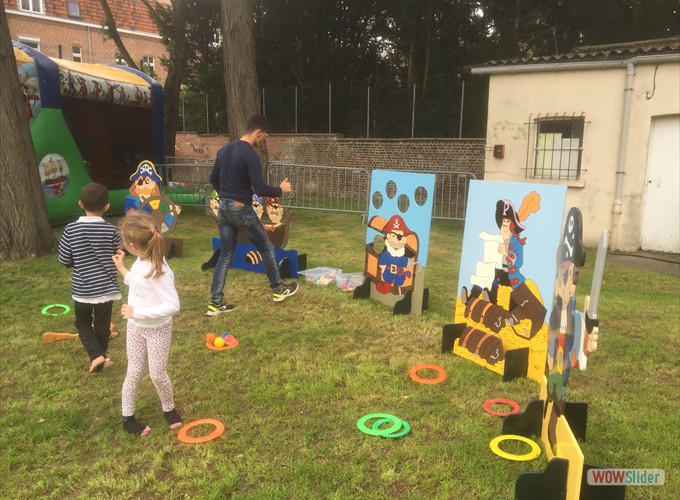 Jeux pirates en bois