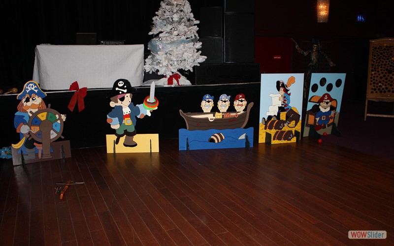 Jeux de pirates en bois